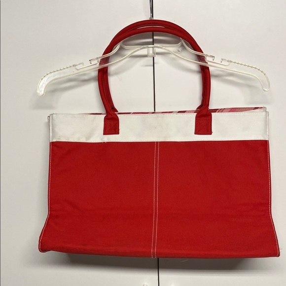 Tommy Hilfiger Red & White Tote Bag - Picture 7 of 11